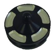Jaycee Billet alternator pulley - black