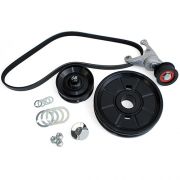 CB Serpentine Belt System with O.E. Style Pulley - Anodized Black