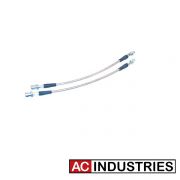 Stainless Steel Braided Brake Hose - Late Front 