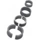 Main bearings - Flanged - all flanged cranks with the split rear bearing