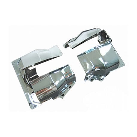 Cylinder Covers Dual Port heads - chrome (per pair)
