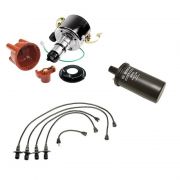 Mechanical Distributor (009) Kit - cap, rotor, points, condensor, leads, coil