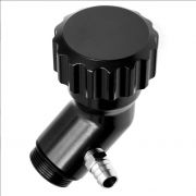Angled Oil Filler Extension - Black